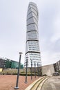 Turning Torso Building in West Harbour area of Malmo Royalty Free Stock Photo